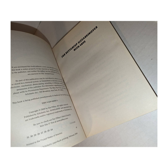 Lot 5 Captain Underpants PB Books Kids Chapter Books Dav Pilkey Nice - Picture 5 of 10